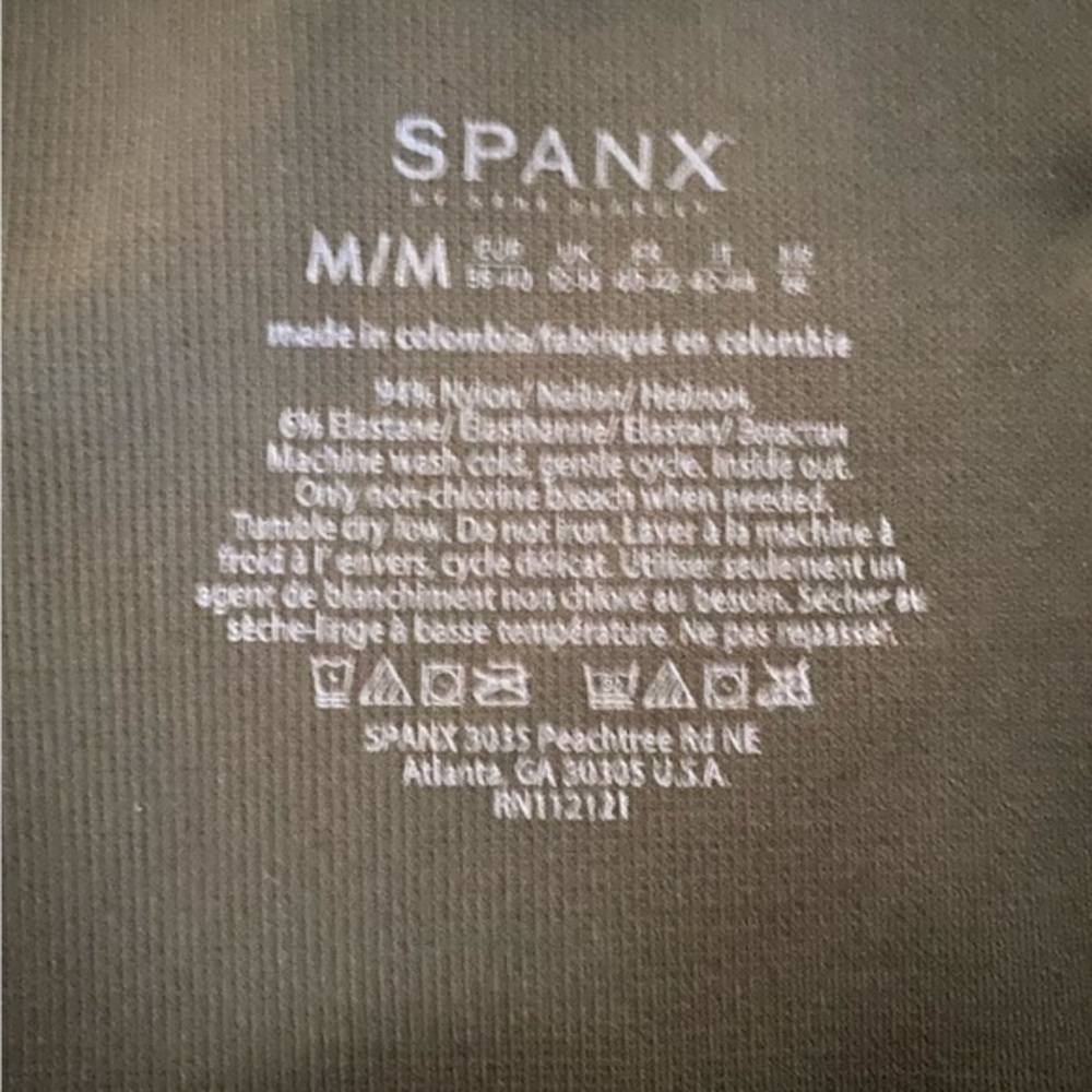 Spanx Leggings Womens Medium Green Camo Look At Me Now High Rise. - Picture 7 of 7